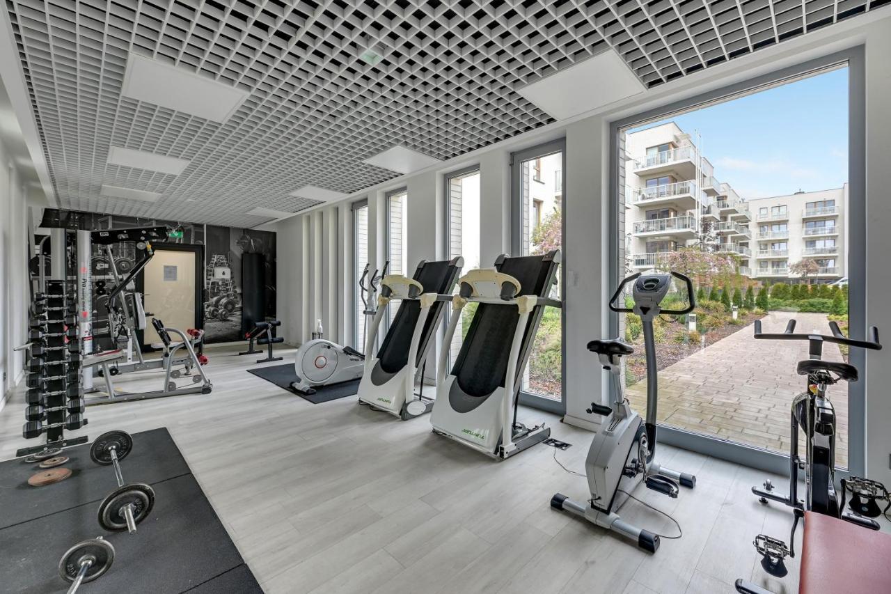 Mila Baltica Seaside, Sauna, Gym & Parking By Downtown Apartments Gdansk Bagian luar foto