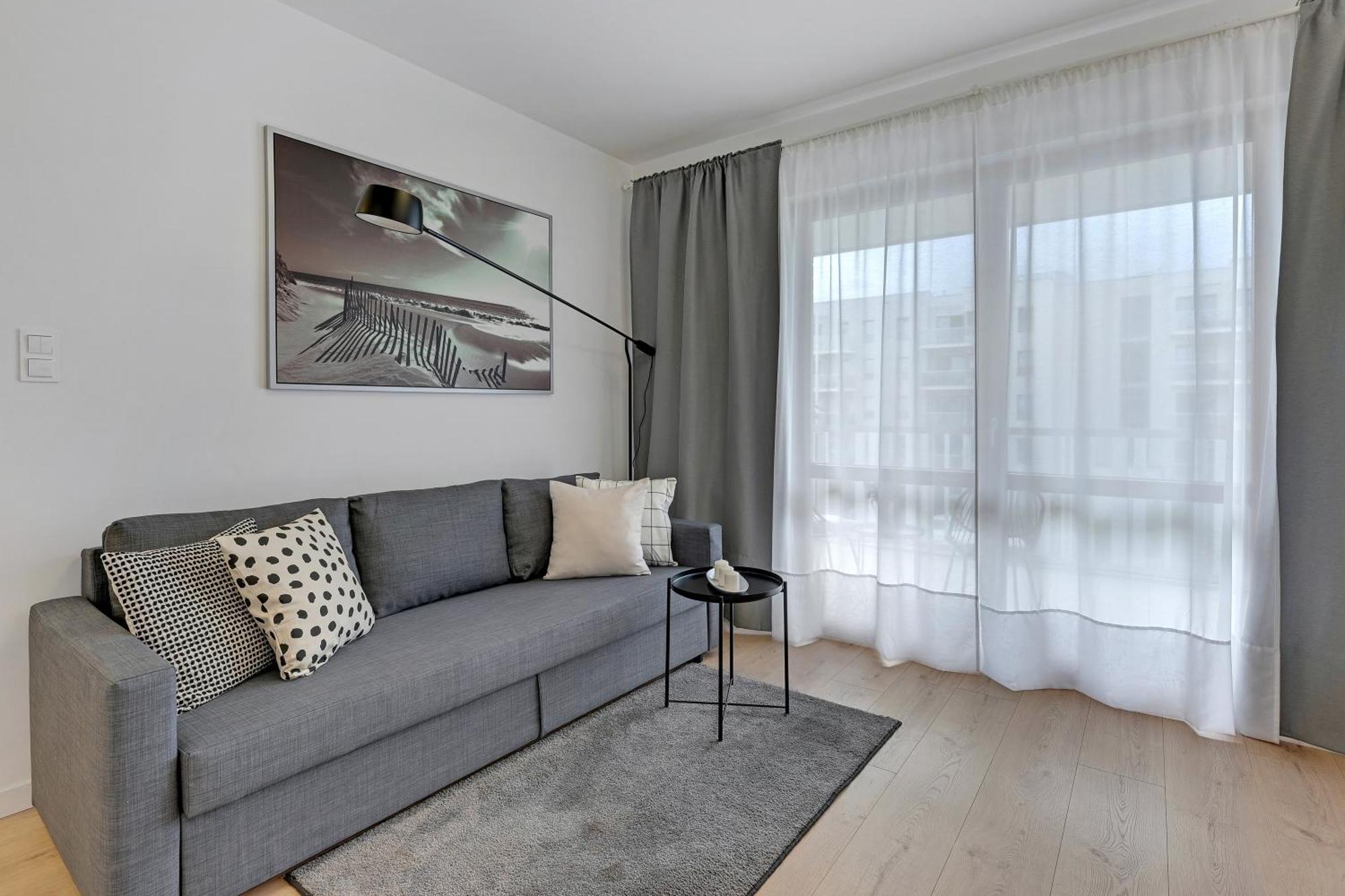 Mila Baltica Seaside, Sauna, Gym & Parking By Downtown Apartments Gdansk Bagian luar foto